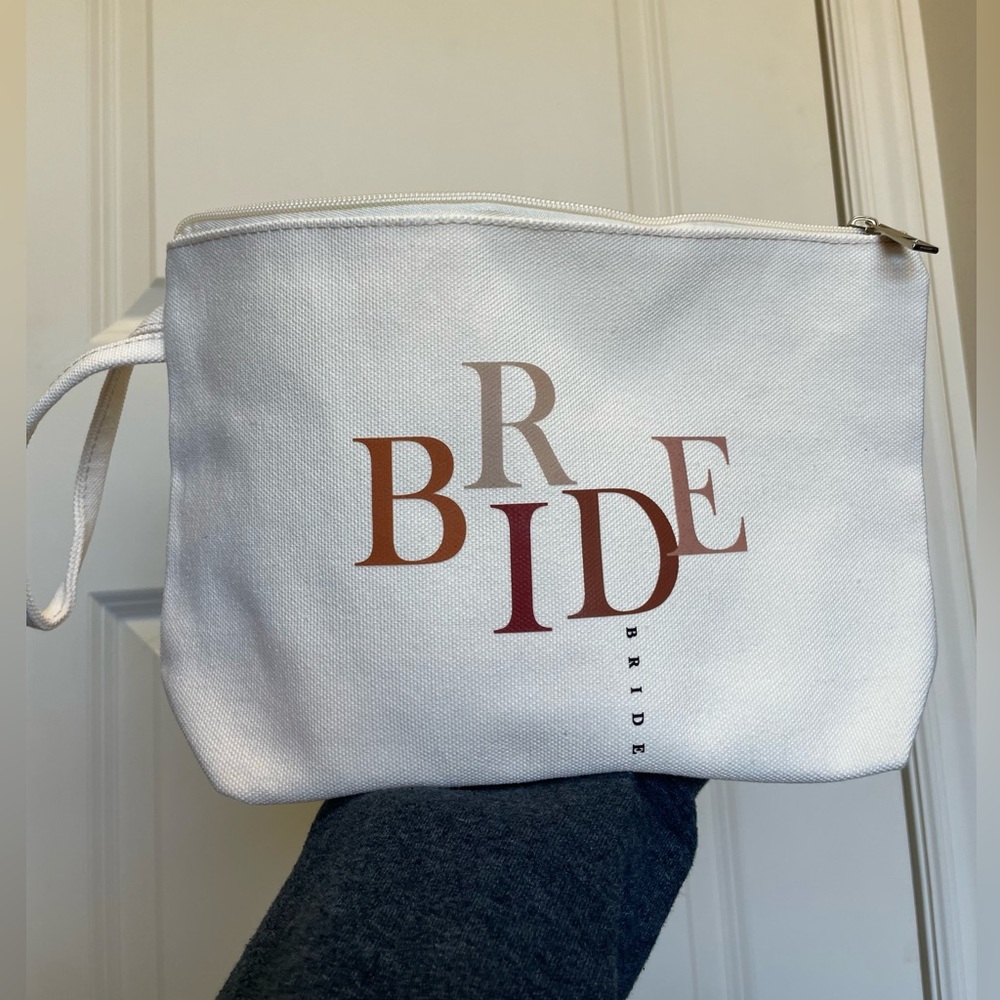 Bridal Canvas Pouch - Bride Print